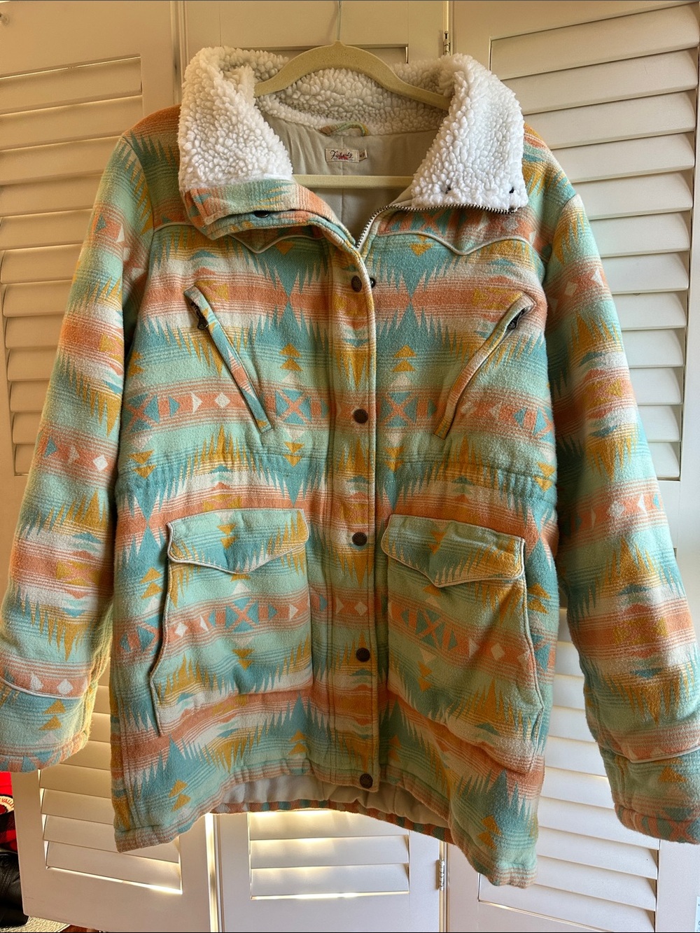 Women’s Faherty cotton cozy blanket jacket